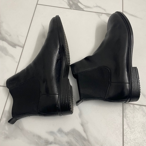 ECCO Women's Black Leather Chelsea Boot Sartorelle Sz39 - Picture 4 of 10